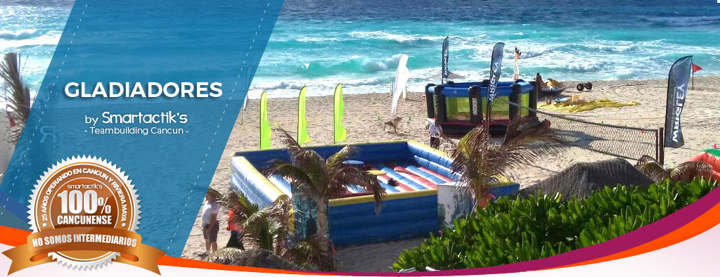 gladiadores en playa teambuilding